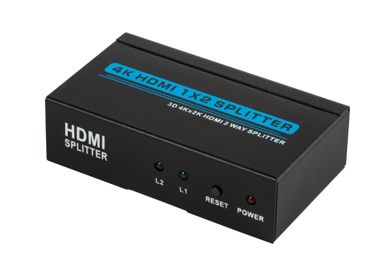 LU604H: HDMI 1.4 2 ports Splitter with Full 3D and 4Kx2K(340MHz)