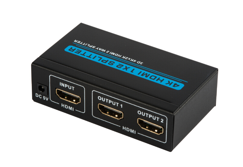 LU604H: HDMI 1.4 2 ports Splitter with Full 3D and 4Kx2K(340MHz)