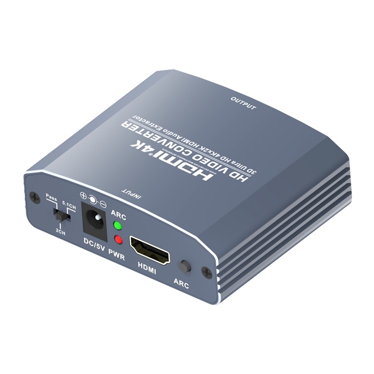 M618: 4K HDMI 1.4 extractor to HDMI Audio Converter Optical SPDIF Toslink Coaxial Analog 3.5 L/R