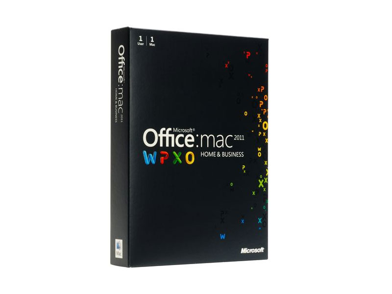 MS-OFFICE-2011-HB-PKC-MAC: Microsoft Office 2011 Home & Business (1-User) Medialess