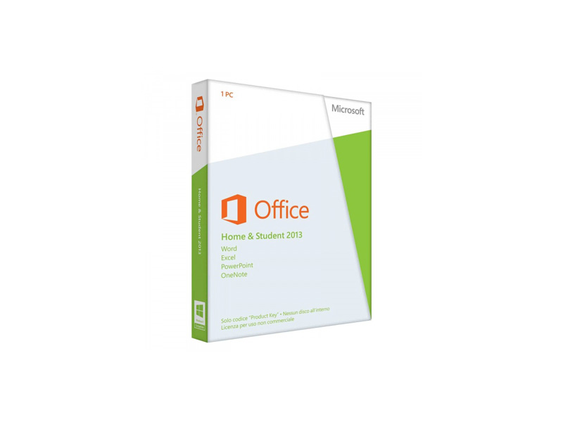 SW-MS-Office-2013-HS-PkC: Microsoft Office 2013 Home and Student English , PKC ( 1 User)