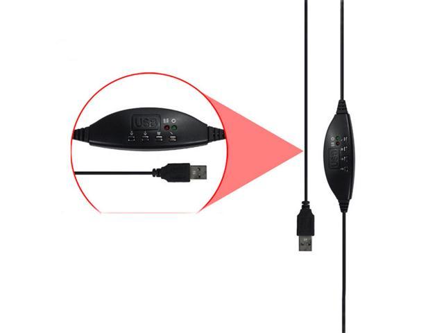 OVLENG Q5: OVLENG Q5 USB Stereo Headphone Headset with Microphone & Volume Control for PC Laptop