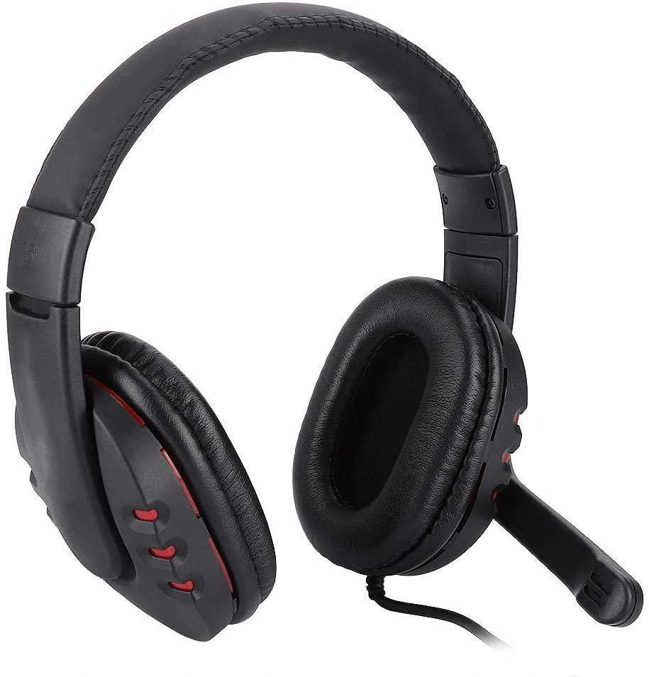 OVLENG Q7: Ovleng Q7 Dynamic Studio Stereo USB 2.0m Headphones with Microphone Cable Controller for Computer Gamer