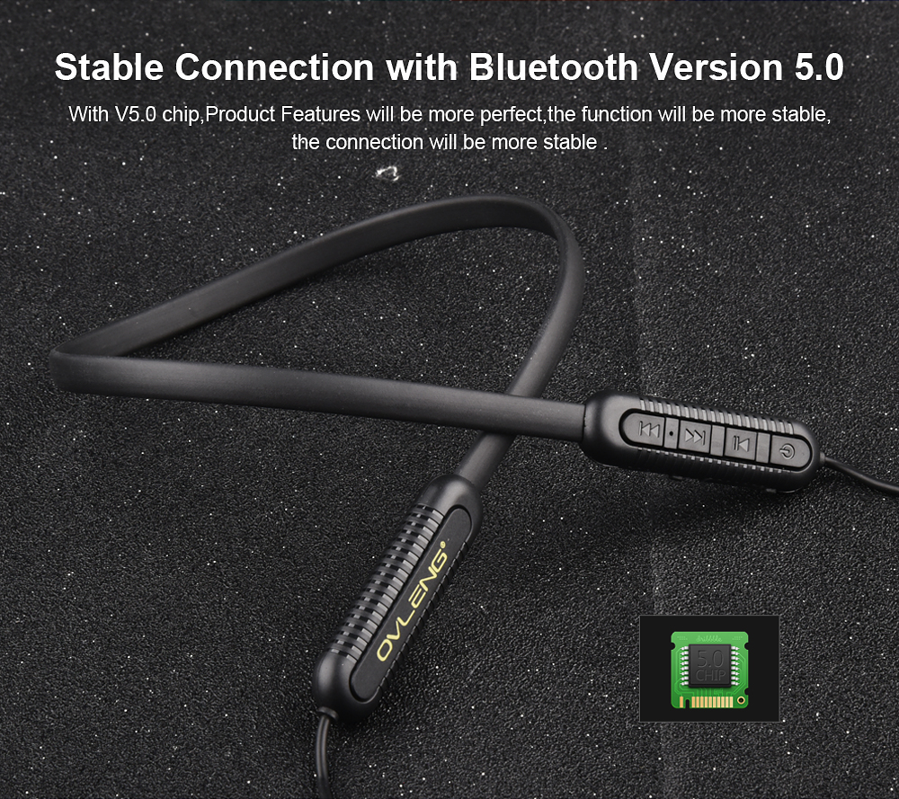 OVLENG S19: Wireless Bluetooth Earphones Sport Earbuds with Microphone as MP3 Player Walkman Handsfree for Smart Devices