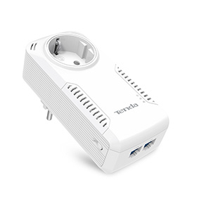 P1002P: Two gigabit wired ports powerline adapter w/power passthrough