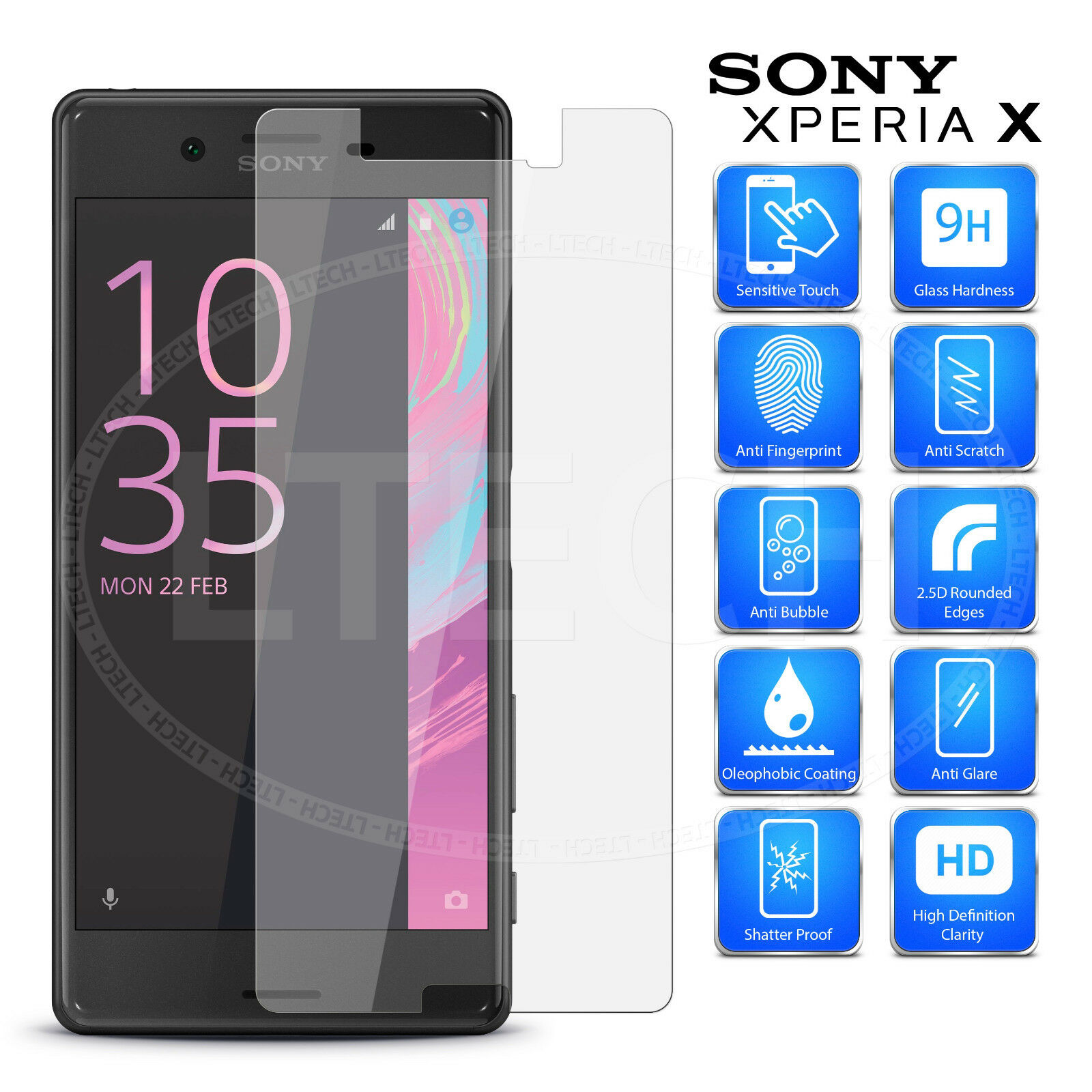 SYP-TG: Premium Tempered Glass Screen Protector for Sony Smart Phone