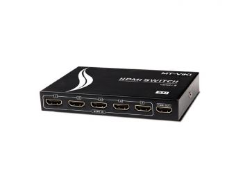 U501: HDMI Switch 5 Port in 1 Port Out 4K 30Hz Resolution Remote Control - Click Image to Close