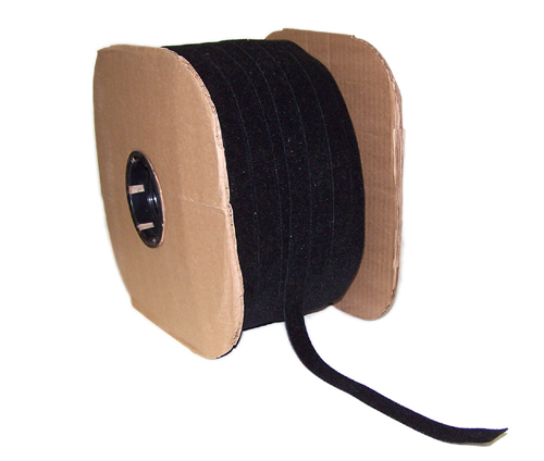 VL-BK50-600BK: 600ft 1/2 inch Rip-Tie WrapStrap - Black