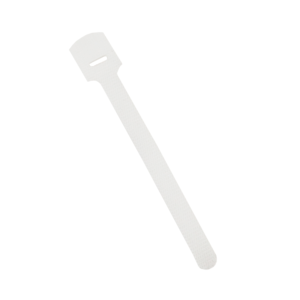 VL-MS25-03WH-56: 3.5 inch by 1/4 inch Rip-Tie Mini Strap - White - Pack of 56