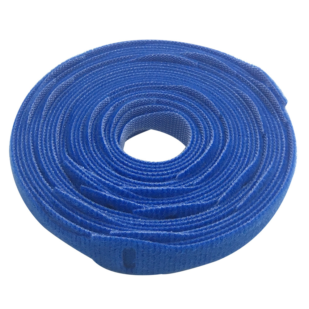 VL-ST50-08BL-25: 8 inch by 1/2 inch Rip-Tie Light Duty Strap - Blue - Roll of 25 - Click Image to Close