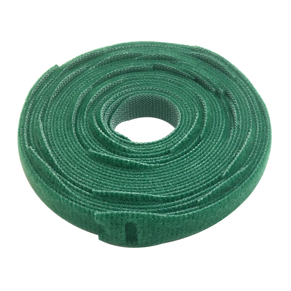 VL-ST50-08GN-25: 8 inch by 1/2 inch Rip-Tie Light Duty Strap - Green - Roll of 25 - Click Image to Close