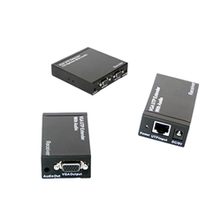 VSP0102-SR: VGA UTP Extender 1X2 Splitter with Audio w/receivers