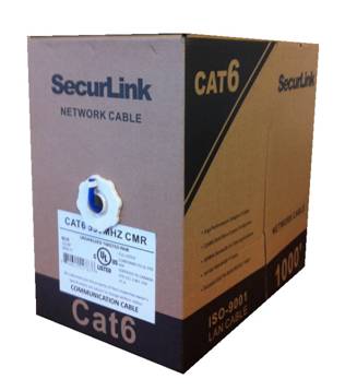 WM-CAT6S-1000: 1000ft 4 Pair Cat6 550MHz Solid UTP FT4/CMR Bulk Cable