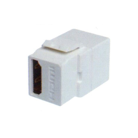 WPIN-HDMIFF-W: HDMI F/F keystone wall plate insert - white