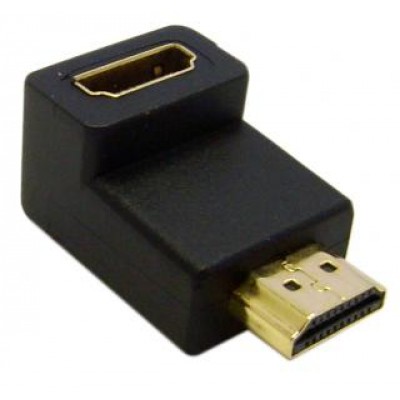 H90-1: HDMI to HDMI 90 degree coupler M/F