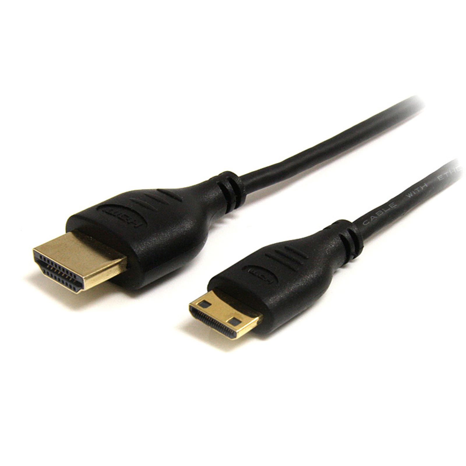MNHH-1.5: 1.5 ft Premium HDMI to mini-HDMI v1.4 M/M cable - 30AWG
