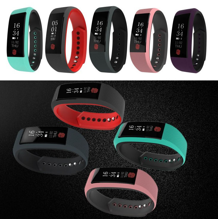 SWB801: Smart Wristband Bluetooth Heart Rate Monitor Waterproof Smart Sport Bracelet Watch